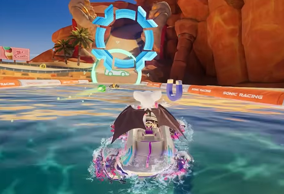 sonic racing crossworlds magnet power up