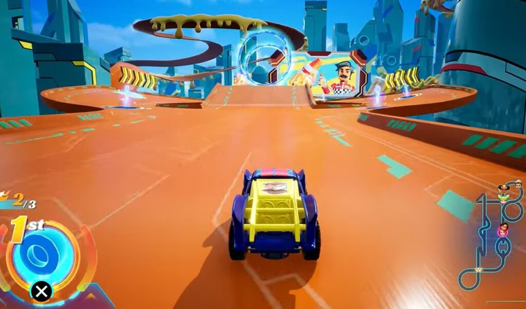 hot wheels lets race ultimate speed first place race position
