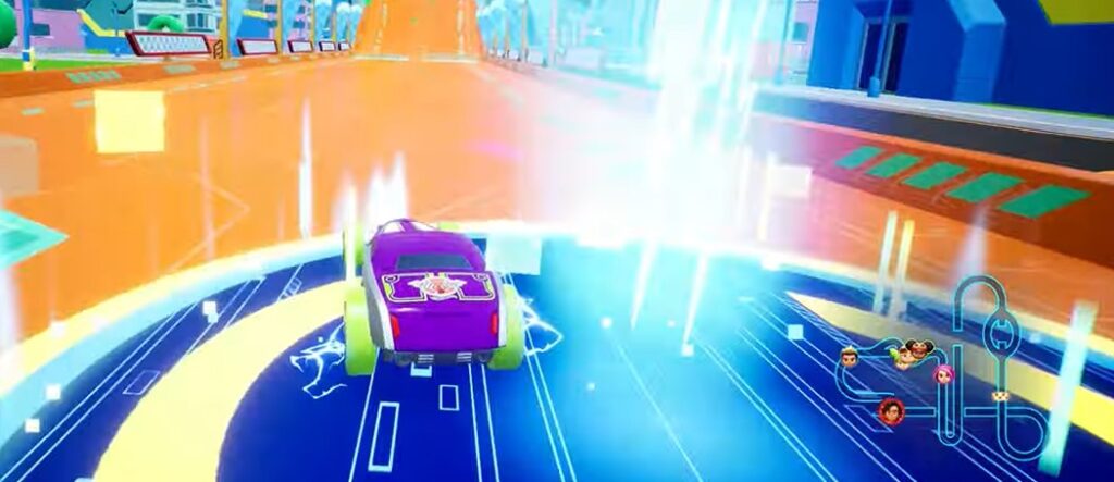 hot wheels lets race ultimate speed purple hot wheel car racing