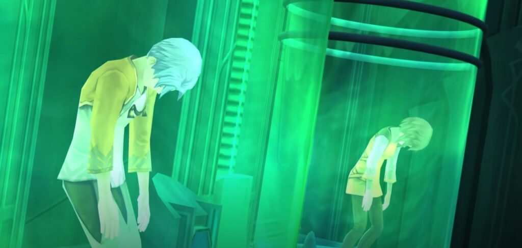 Tales of Xillia Remastered scene highlighting a dramatic self-sacrifice moment in the story