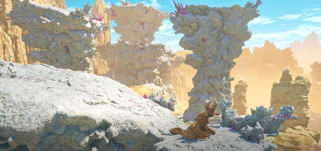 monster hunter stories 3 landscape and level design