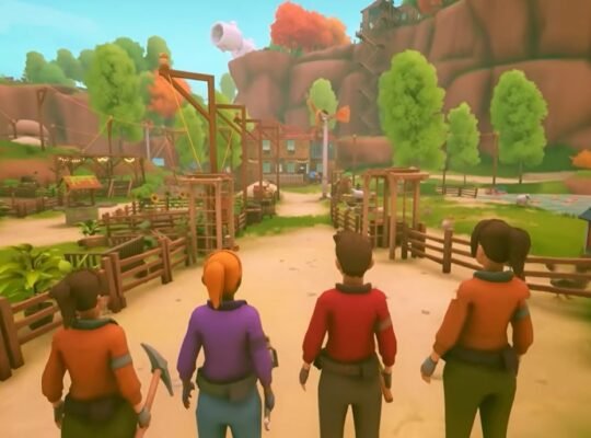 Gamer Melts Solarpunk review cover image for the co-op, survival crafting game