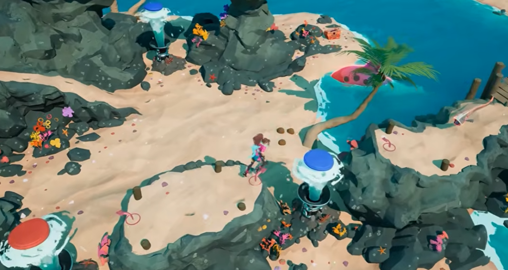People of note, player moving through the level selection screen.