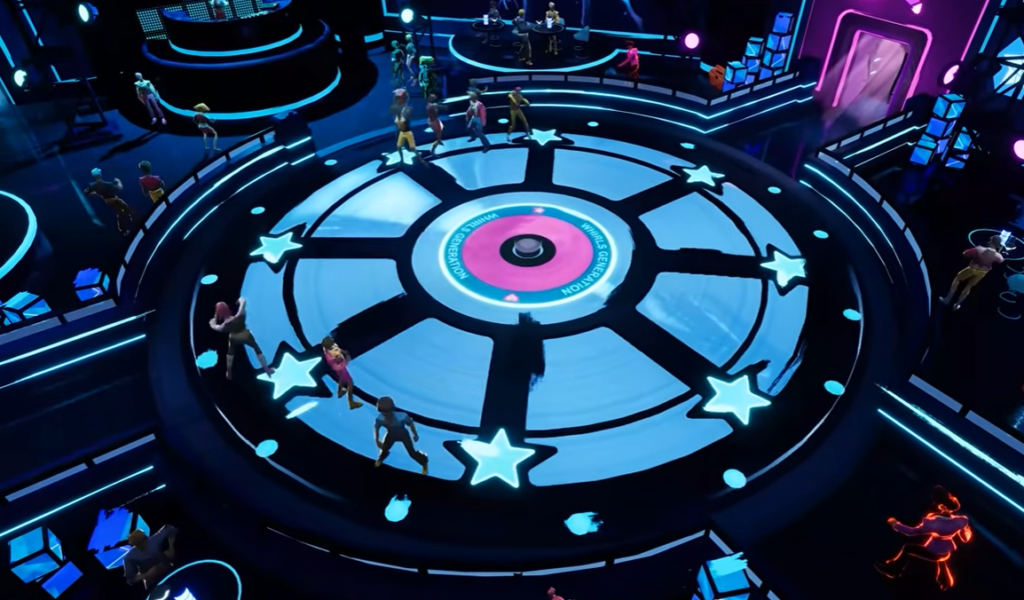 The stage in People of Note, showing the game's environment where players explore and battle enemies.